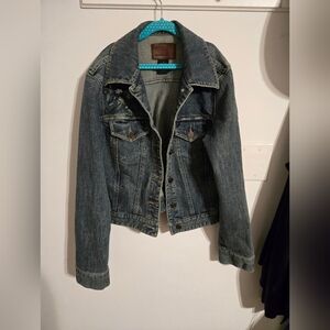 Calvin Klein Jeans Embroidered Denim Jacket Size M